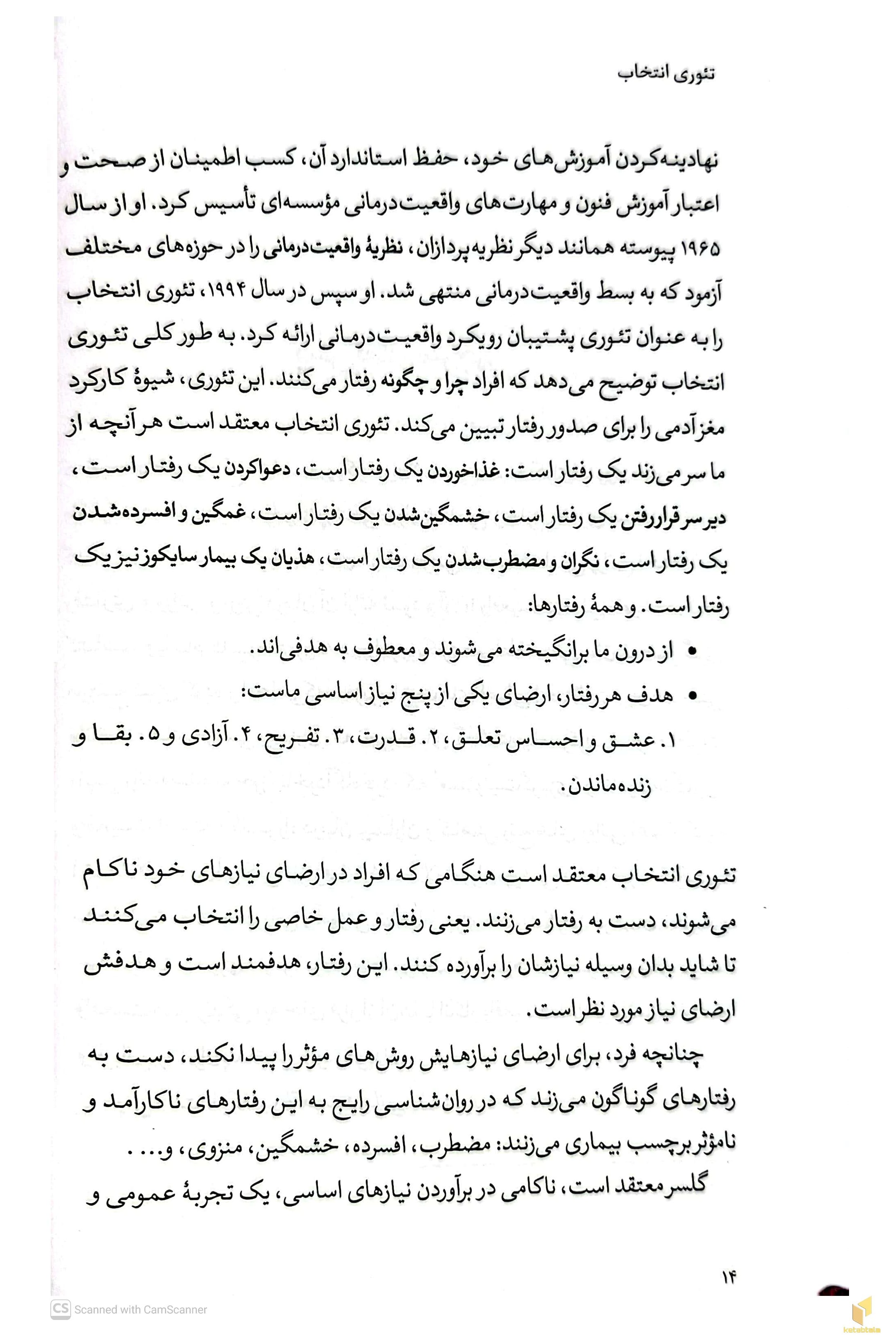 تئوری انتخاب