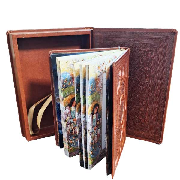 لیلی ومجنون (چرم، برجسته، جعبه دار)