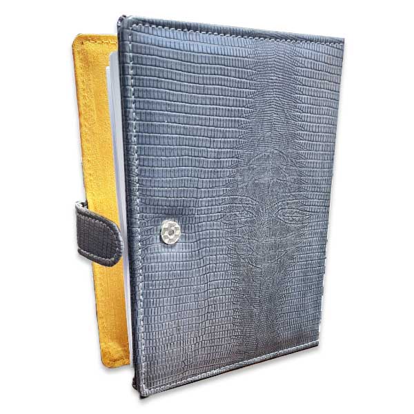 دفتر کلاسور طرح چرم ابعاد 23*16