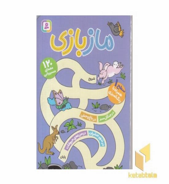 مجموعه ماز بازی سطح 1 همراه رنگ آمیزی