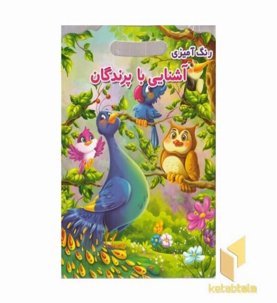 رنگ آمیزی آشنایی با پرندگان