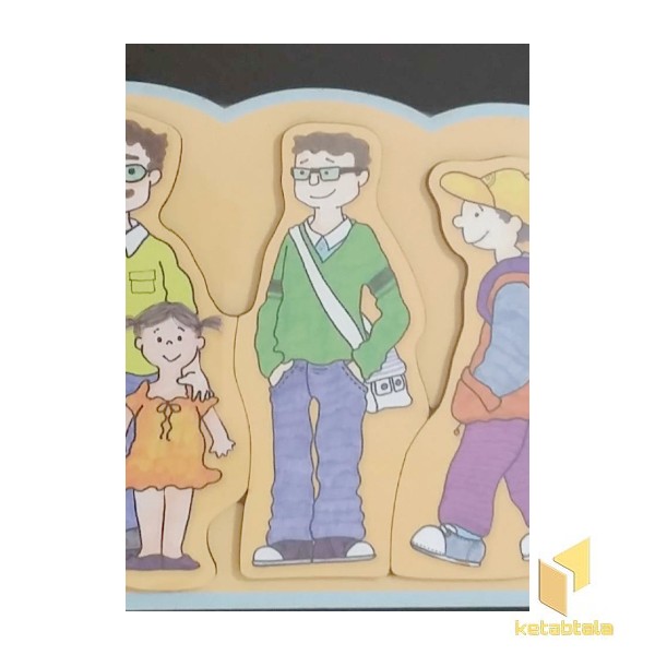 پازل چوبی مراحل رشد انسان 1-آقا
