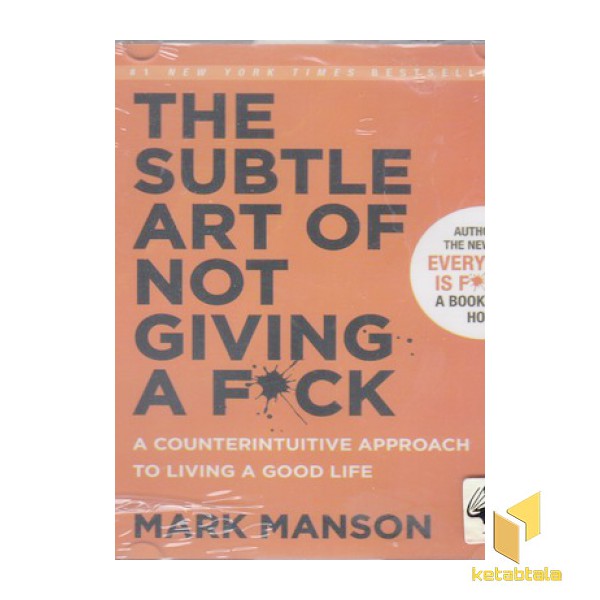 کتاب انگلیسی گویا-اورجینال-the subtle art of not giving a F*ck-هنرظریف بی خیال