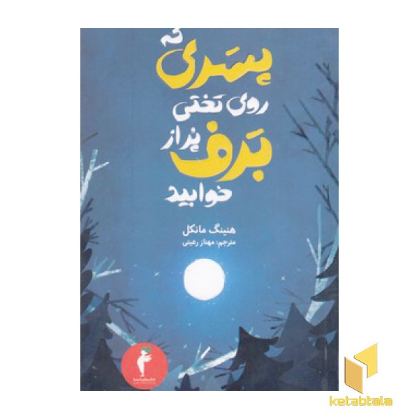 پسری که روی تختی پر از برف خوابید