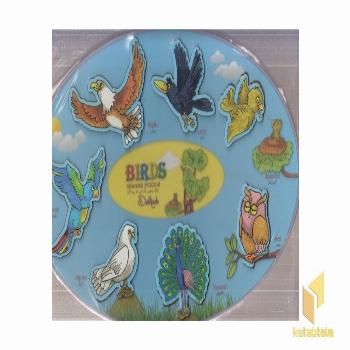 پازل چوبی پرندگان