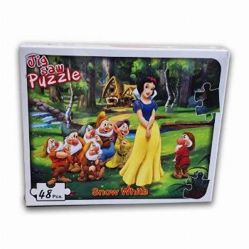 پازل 48 قطعه - سفید برفی