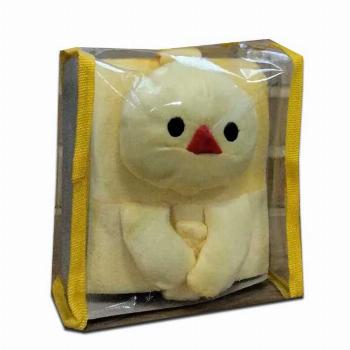 کتاب پارچه ای عروسکی-جوجه کوچولو غذا می خواد