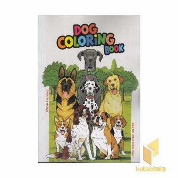 رنگ آمیزی کودک Dog coloring book سگ رنگین