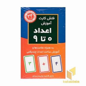 فلش کارت اعداد 0 تا 9 به همراه علامت ها