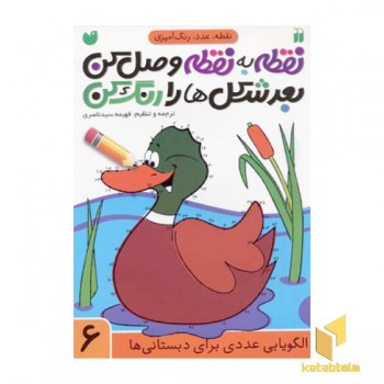 نقطه به نقطه وصل کن بعد شکل ها را رنگ کن (6)