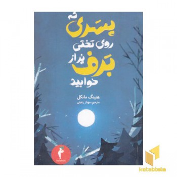پسری که روی تختی پر از برف خوابید